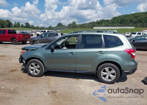 2016 Subaru Forester 2.5I Premium из США, поврежденный, VIN JF2SJADC2GH484931